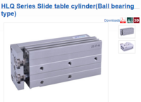 AIRTAC HLQ SERIES CATALOG SLIDE TABLE CYLINDER (BALL BEARING TYPE)
